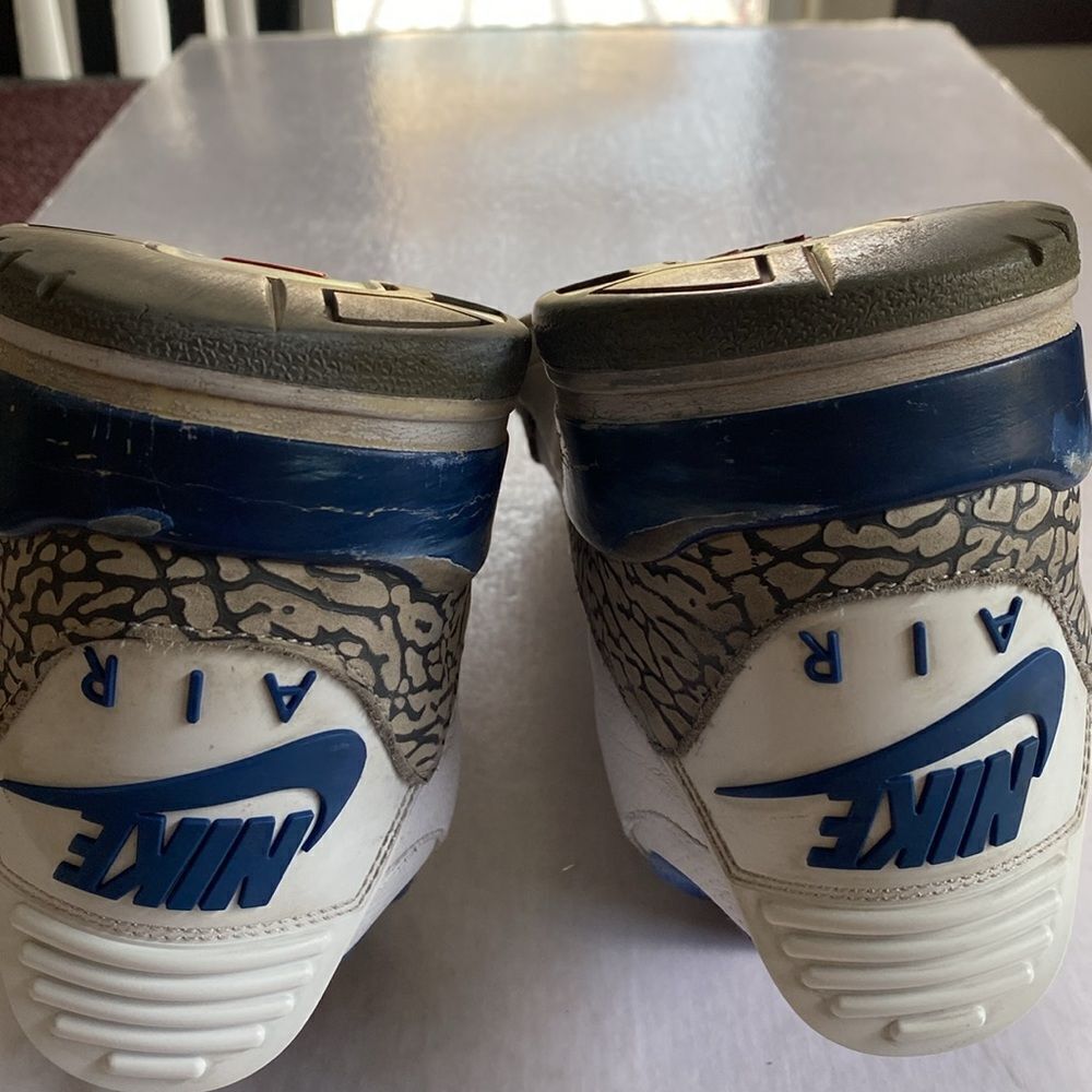 JORDAN 3 Retro OG Mid True Blue Men’s Shoes 2016 # 854263-106 Size 12 - Picture 8 of 10